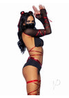Lethal Ninja 5pc Md Blk/red