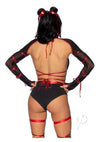 Lethal Ninja 5pc Xs Blk/red