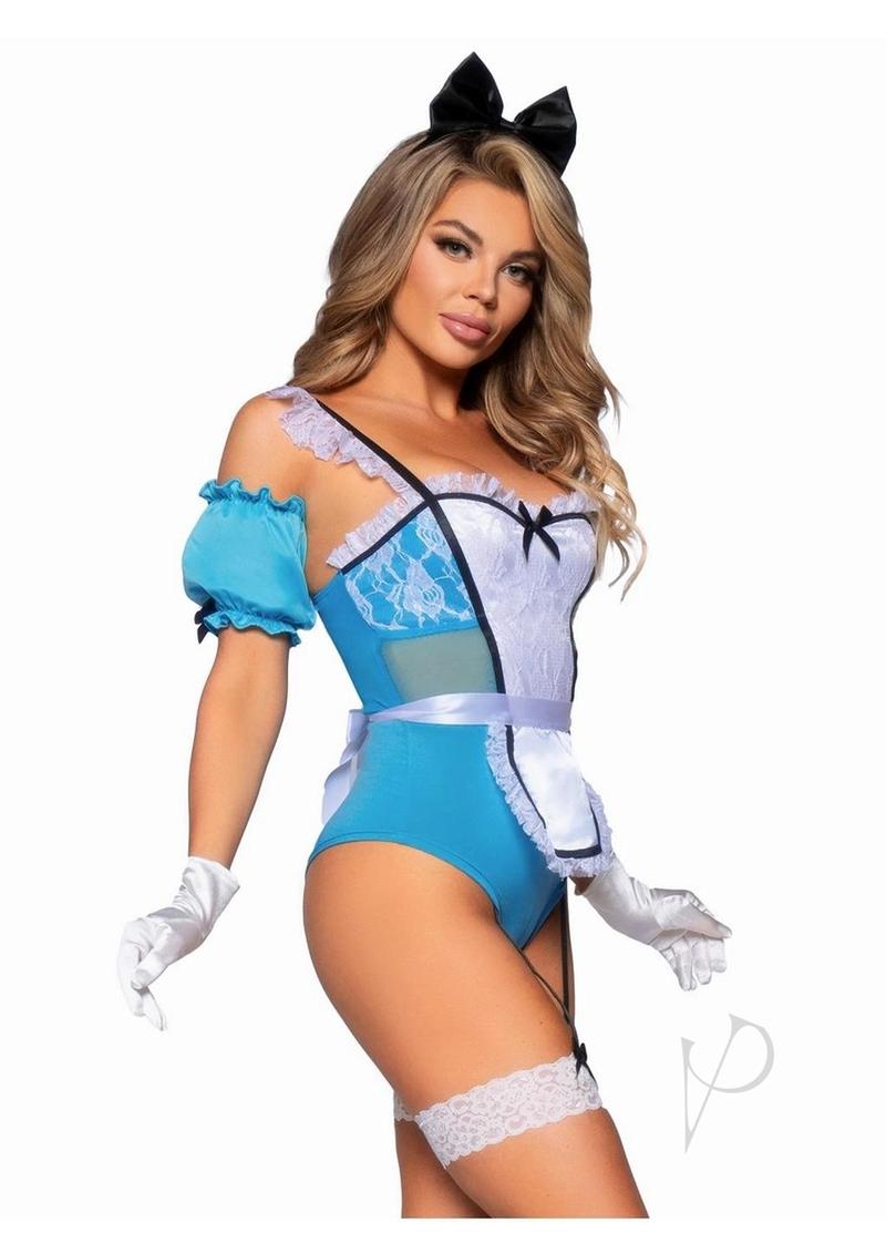 Curious Miss Alice 4pc Xs Blu/wht