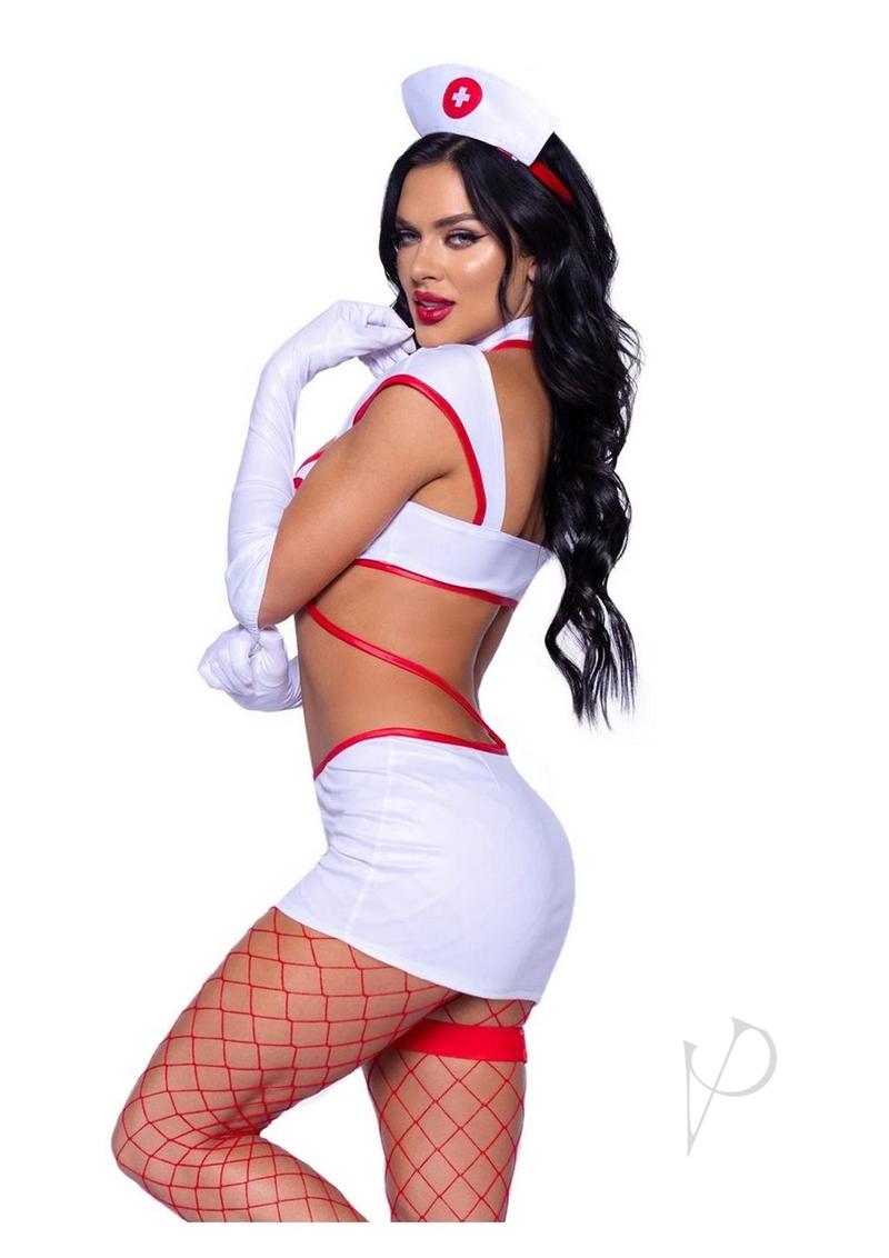 Heartstopping Nurse 4pc Xs White
