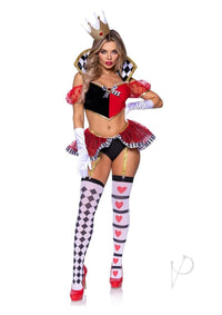 Wicked Wonderland Queen 3pc Xs Blk/red