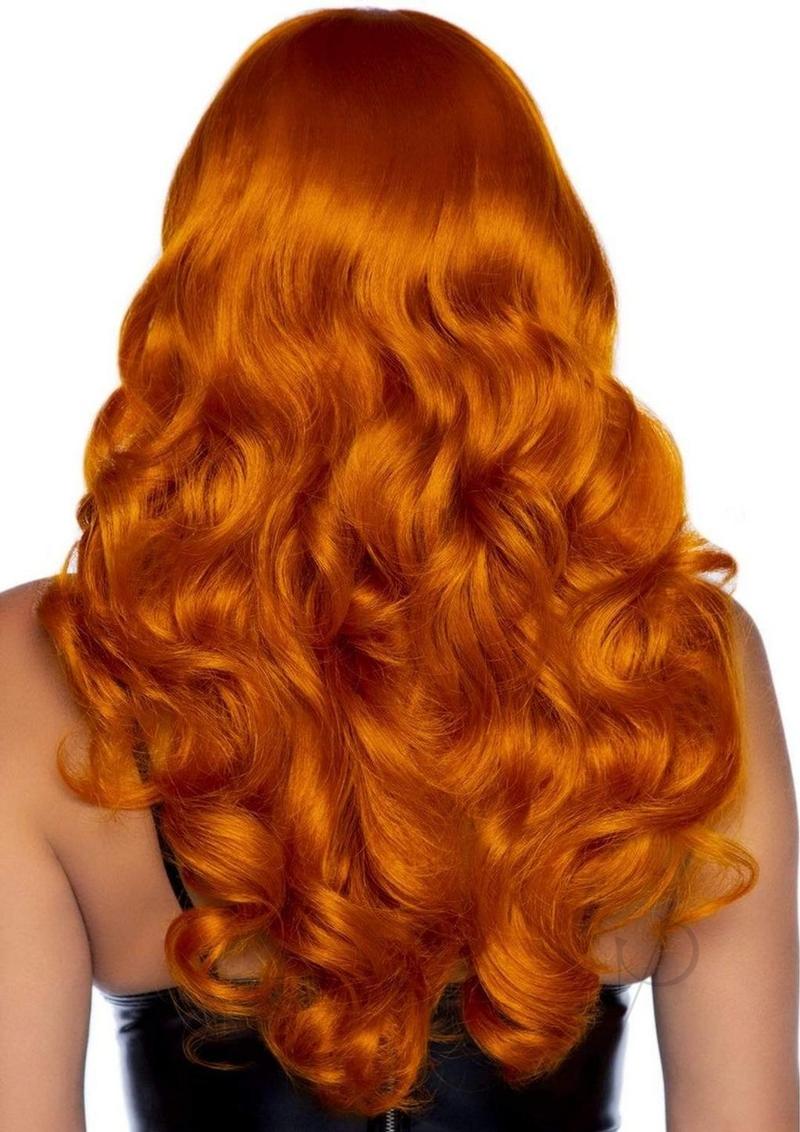 Misfit Long Wavy Bang Wig O/s Ginger