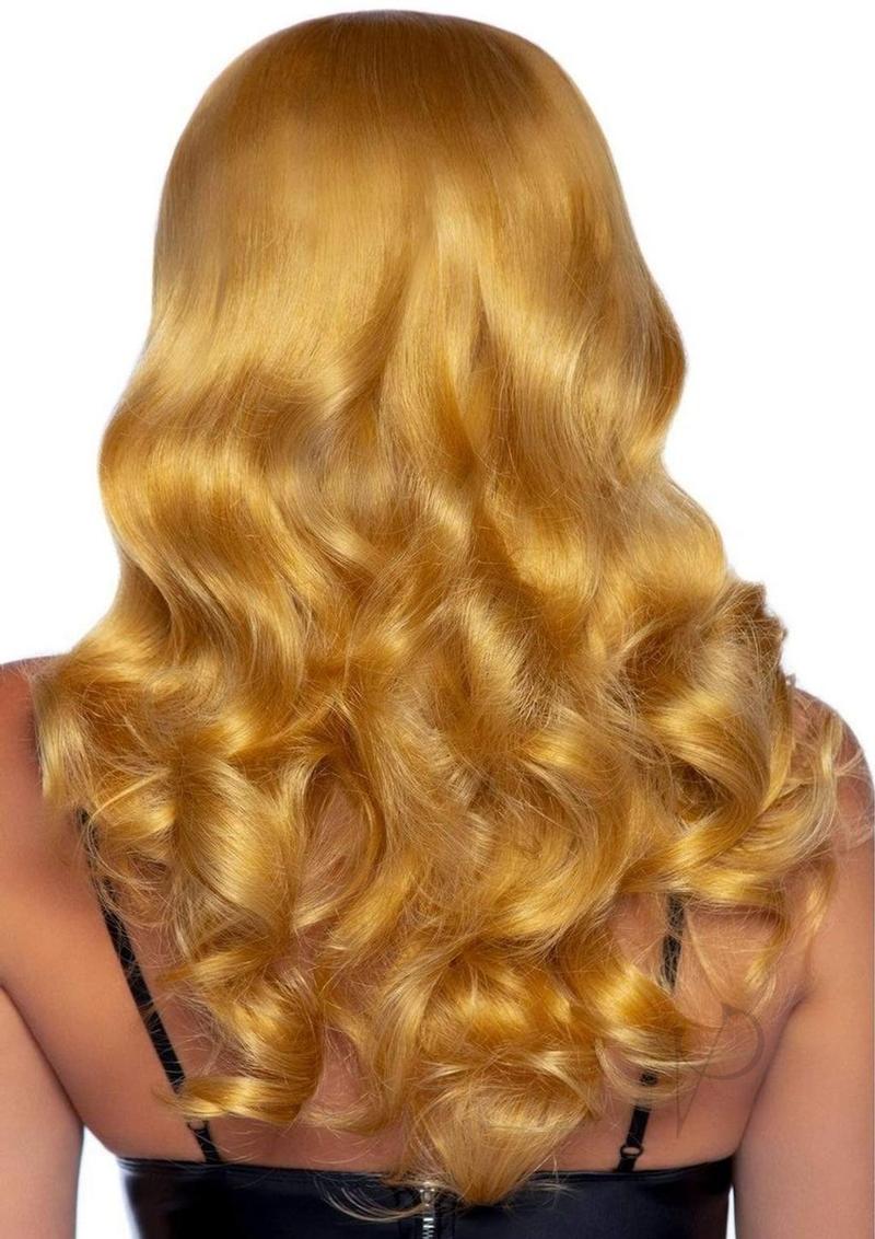 Misfit Long Wavy Bang Wig O/s Dk Blond