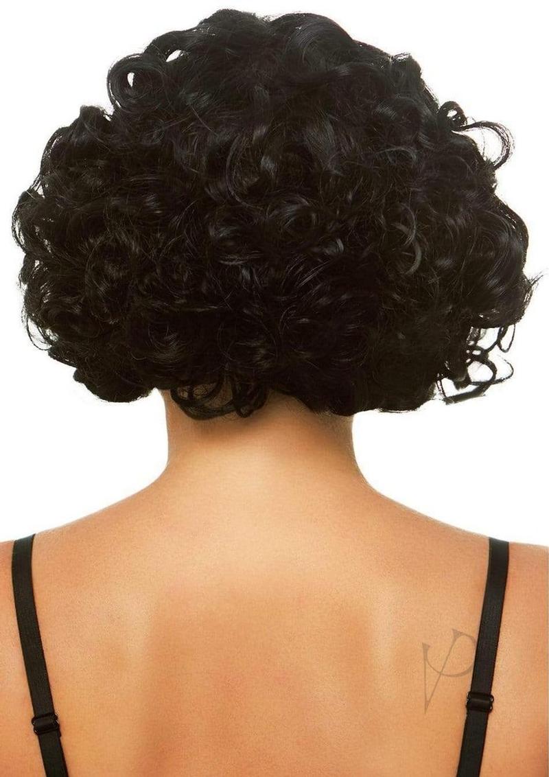 Curly Bob Wig O/s Black