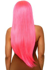 Long Straight 33 Cntr Part Wig O/s Pnk