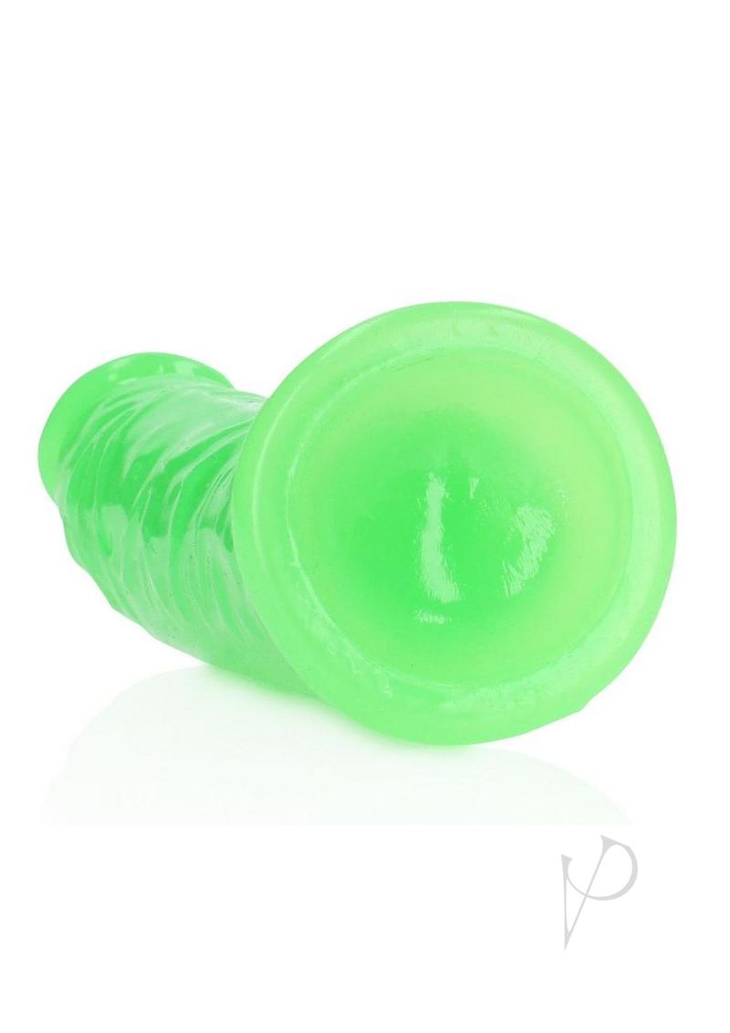 Realrock Slim Dildo 6 Gitd Green