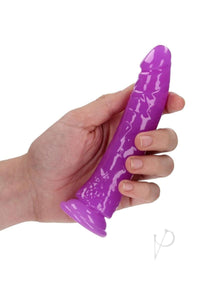 Realrock Slim Dildo 6 Gitd Purple