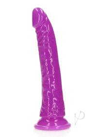 Realrock Slim Dildo 7 Gitd Purple