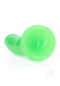 Realrock Slim Dildo 8 Gitd Green