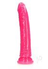 Realrock Slim Dildo 10 Gitd Pink