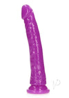 Realrock Slim Dildo 10 Gitd Purple