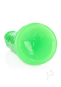 Realrock Slim Dildo 11 Gitd Green