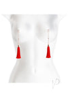 Bound Nipple Clamps T1 Rose Gld/red