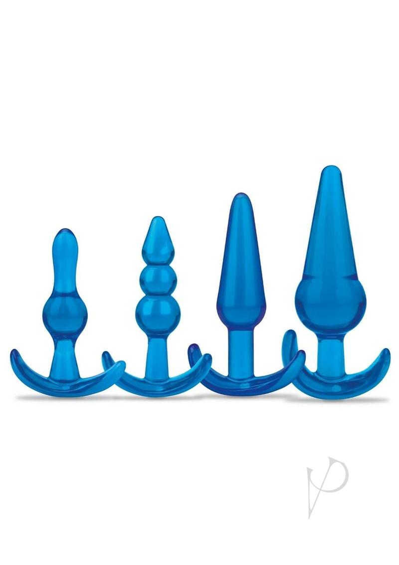 Blue Line Anal Training Set 4pc Blue