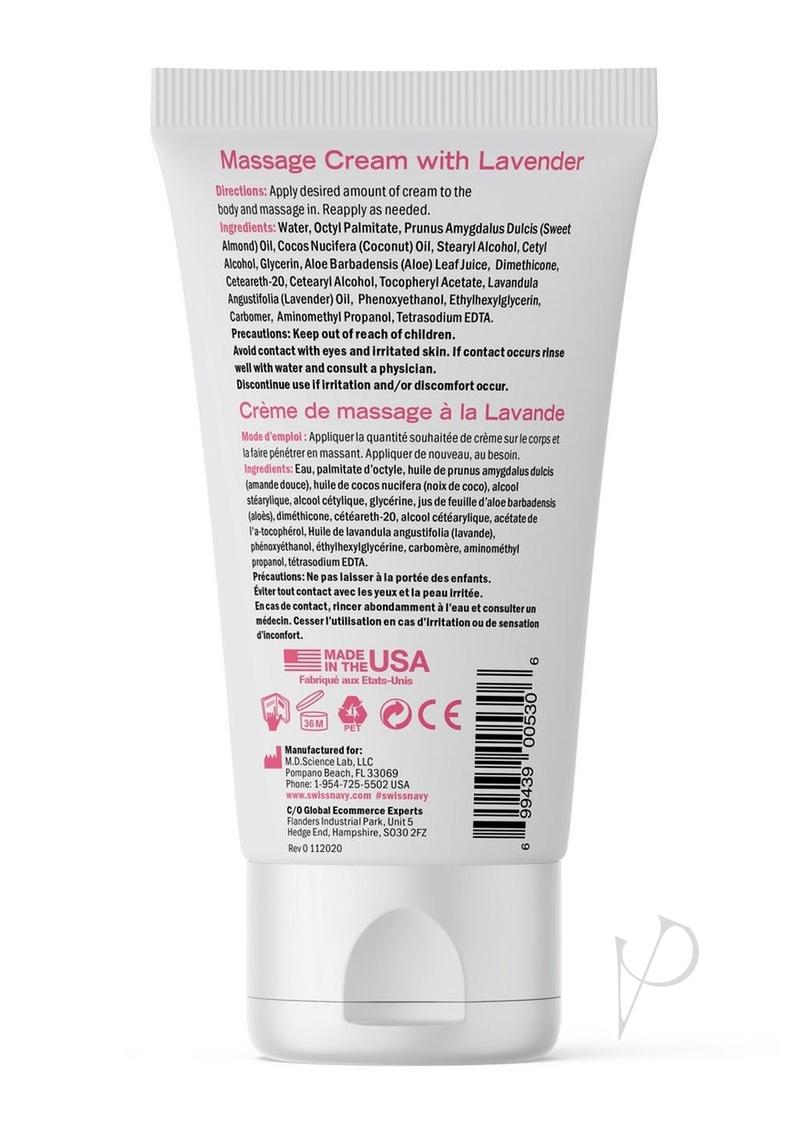 Desire Massage Cream Lavender 5oz