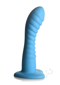 Simply Sweet Ribbed Dildo Blue