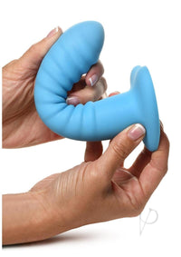 Simply Sweet Ribbed Dildo Blue