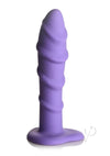 Simply Sweet Swirl Dildo Purple