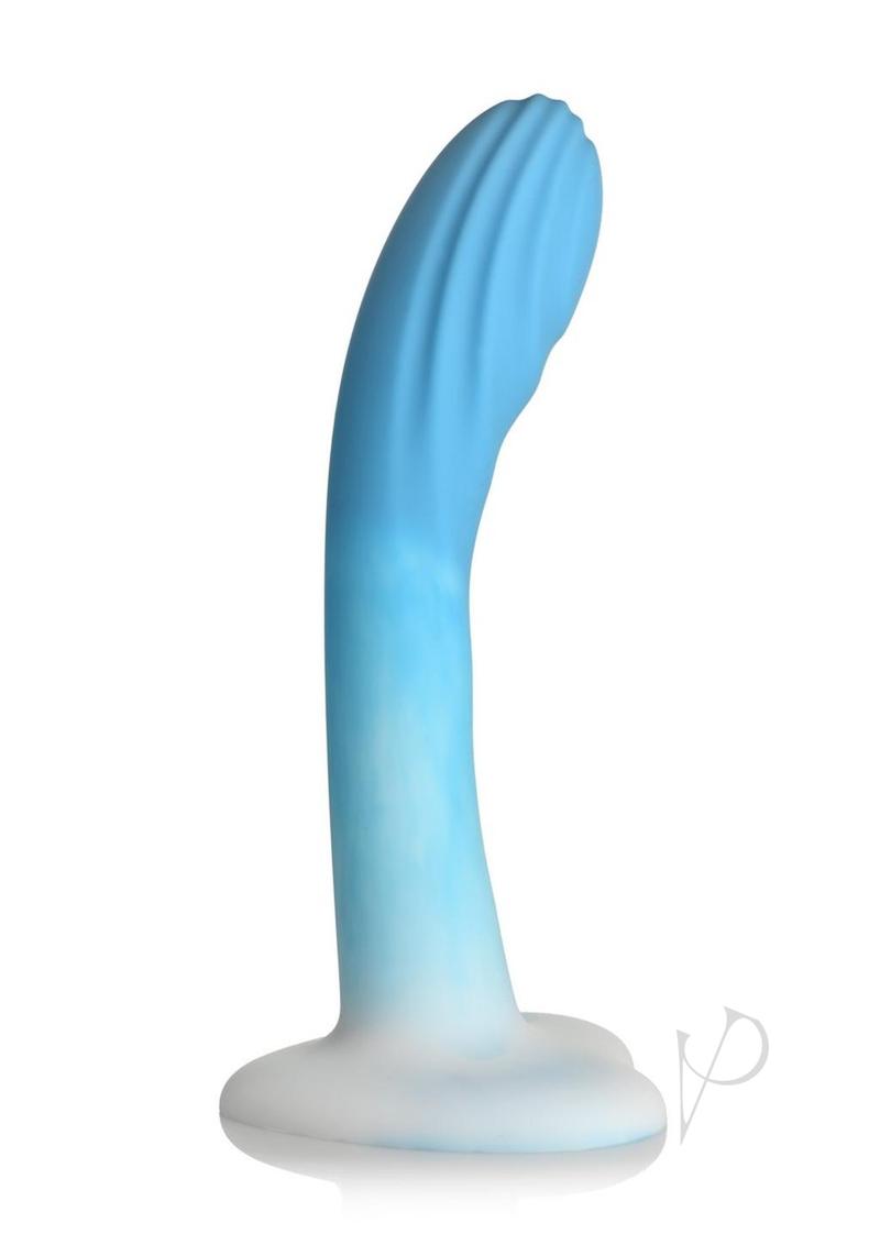 Simply Sweet Rippled Dildo Blu/wht