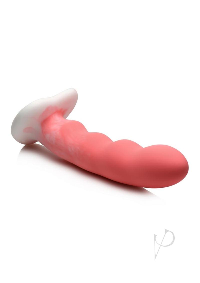 Simply Sweet Wavy Dildo Pnk/wht