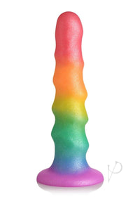 Simply Sweet Zigzag Rainbow Dildo