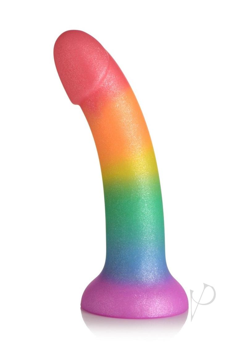 Simply Sweet Phallic Rainbow Dildo