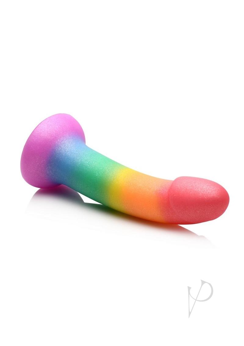 Simply Sweet Phallic Rainbow Dildo