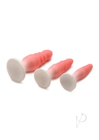 Simply Sweet Silicone Butt Plug Set Pink