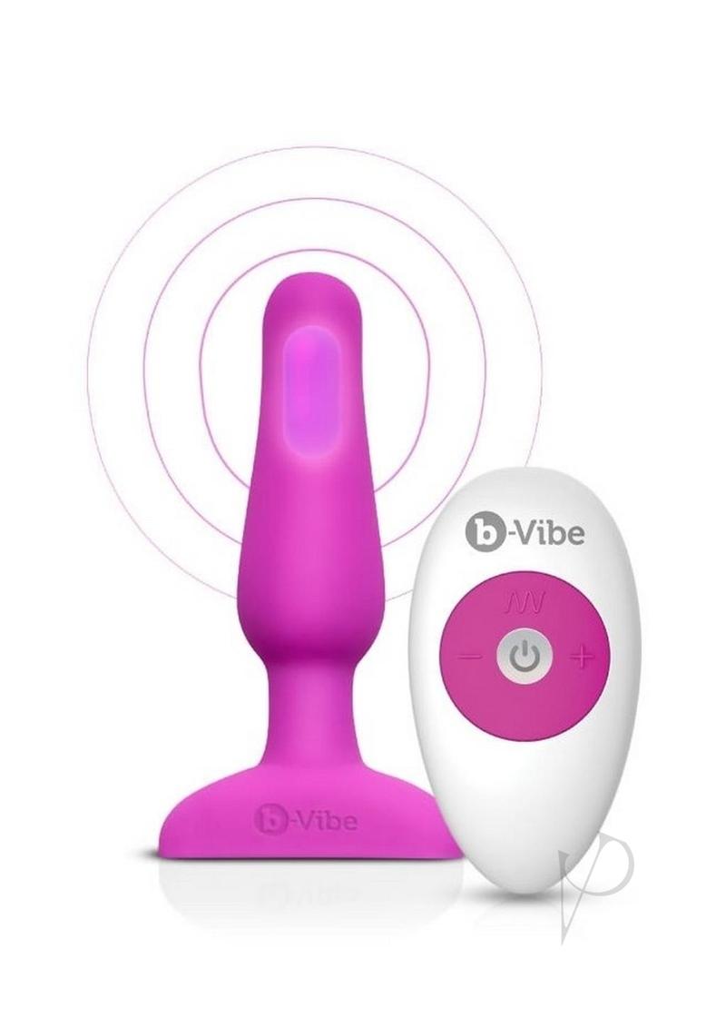 B-vibe Novice Plug Fuchsia