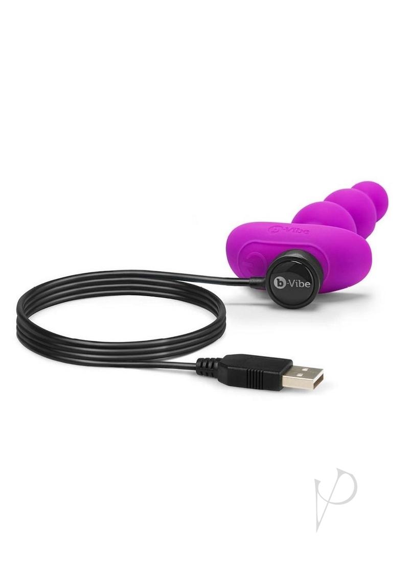 B-vibe Triplet Anal Beads Fuchsia