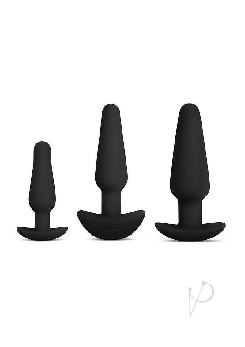 B-vibe Anal Education Set Black