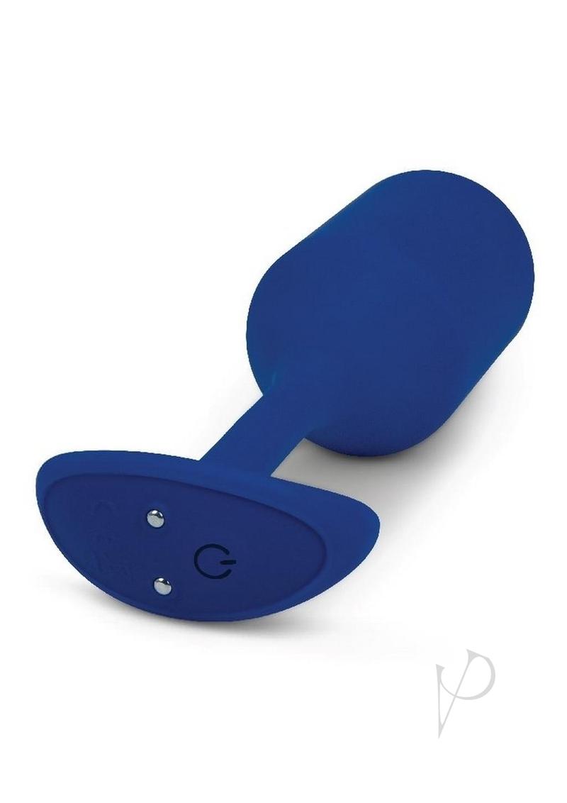 B-vibe Vibrating Snug Plug 4 Navy