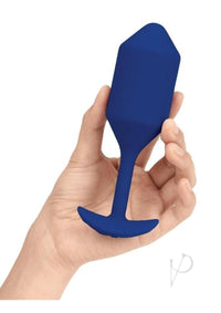 B-vibe Vibrating Snug Plug 4 Navy