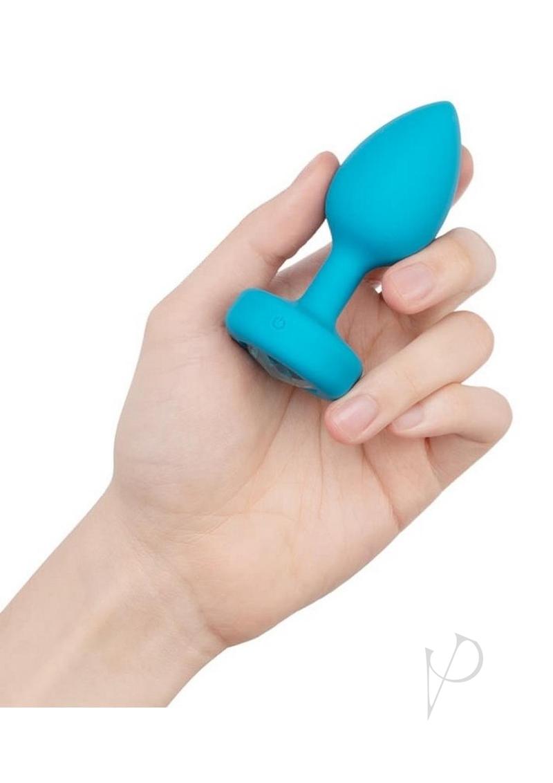 B-vibe Vibrate Jewel Plug S/m Teal