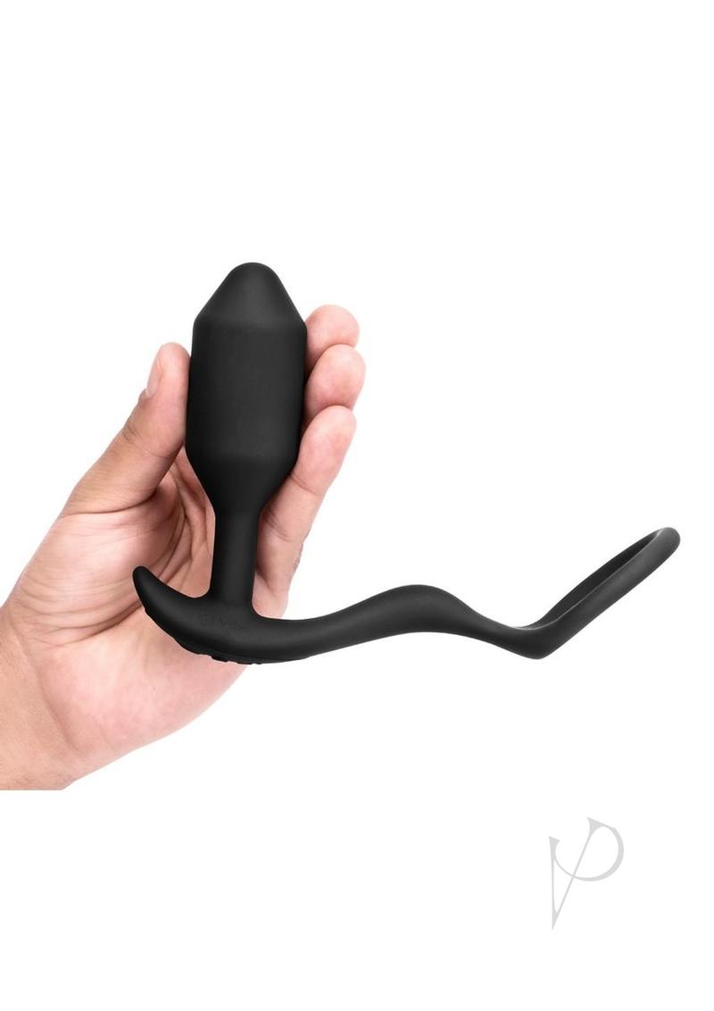 B-vibe Vibrate Snug Tug Md Black