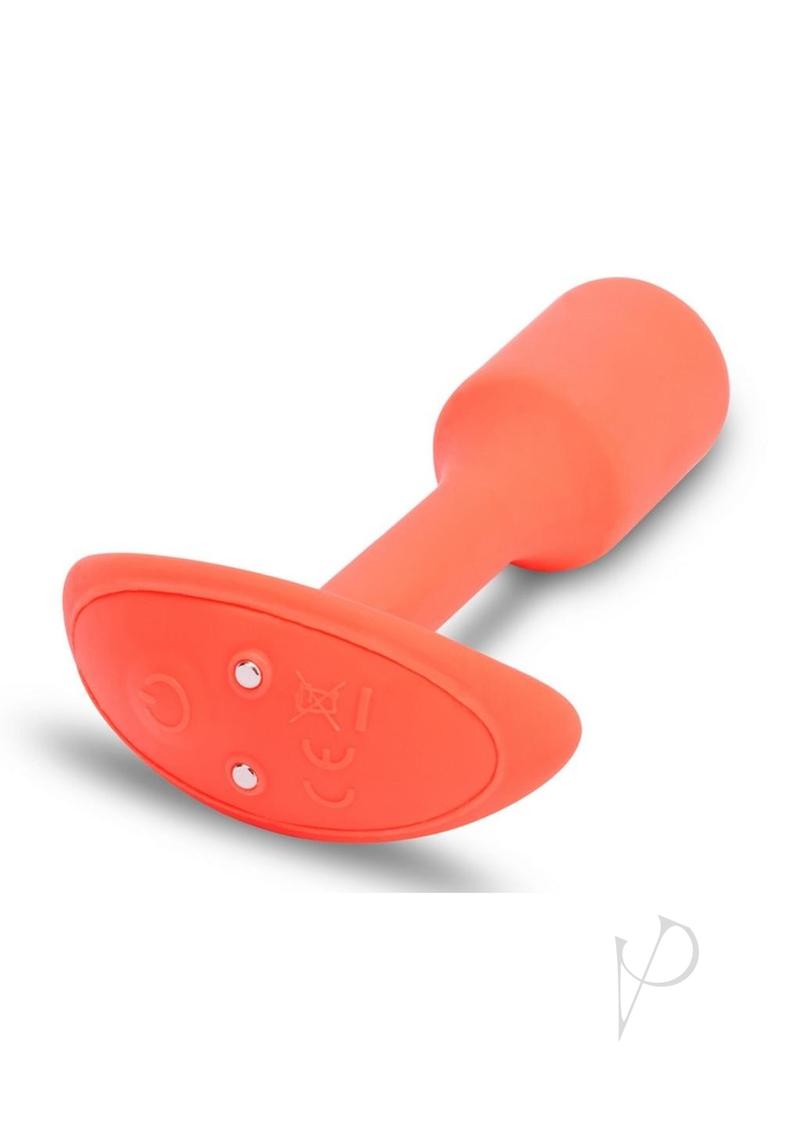 B-vibe Vibrate Snug Plug Sm Orange