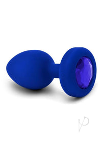 B-vibe Vibrate Jewel Plug L/xl Navy