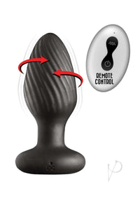 Ass-sation Remote Rotate Anal Plug Blk