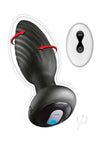 Ass-sation Remote Rotate Anal Plug Blk