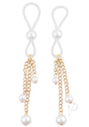 Sandm Pearl Nipple Ties Wht/gld