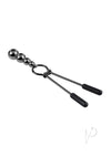 Selopa Beaded Nipple Clamps Blk Chrm