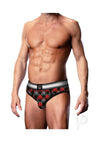 Prowler Tartan 1 Brief Lg Blk/red Fu23