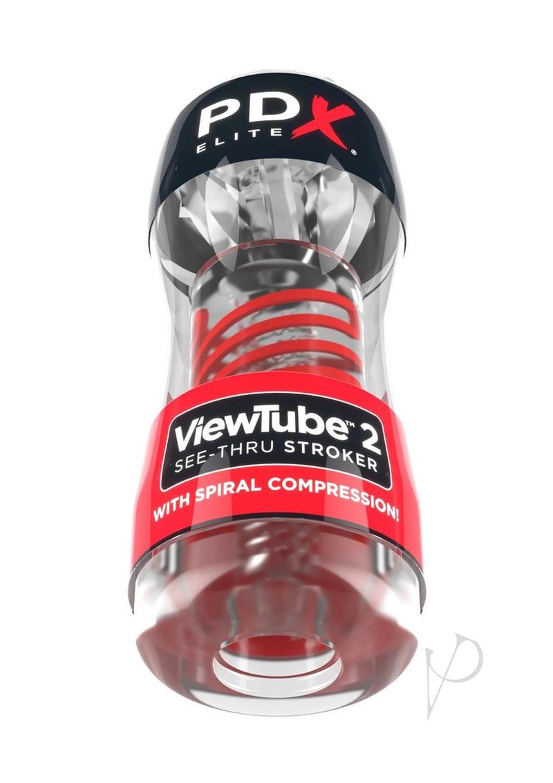 Pdx Elite Viewtube 2 Stroker Clr/red