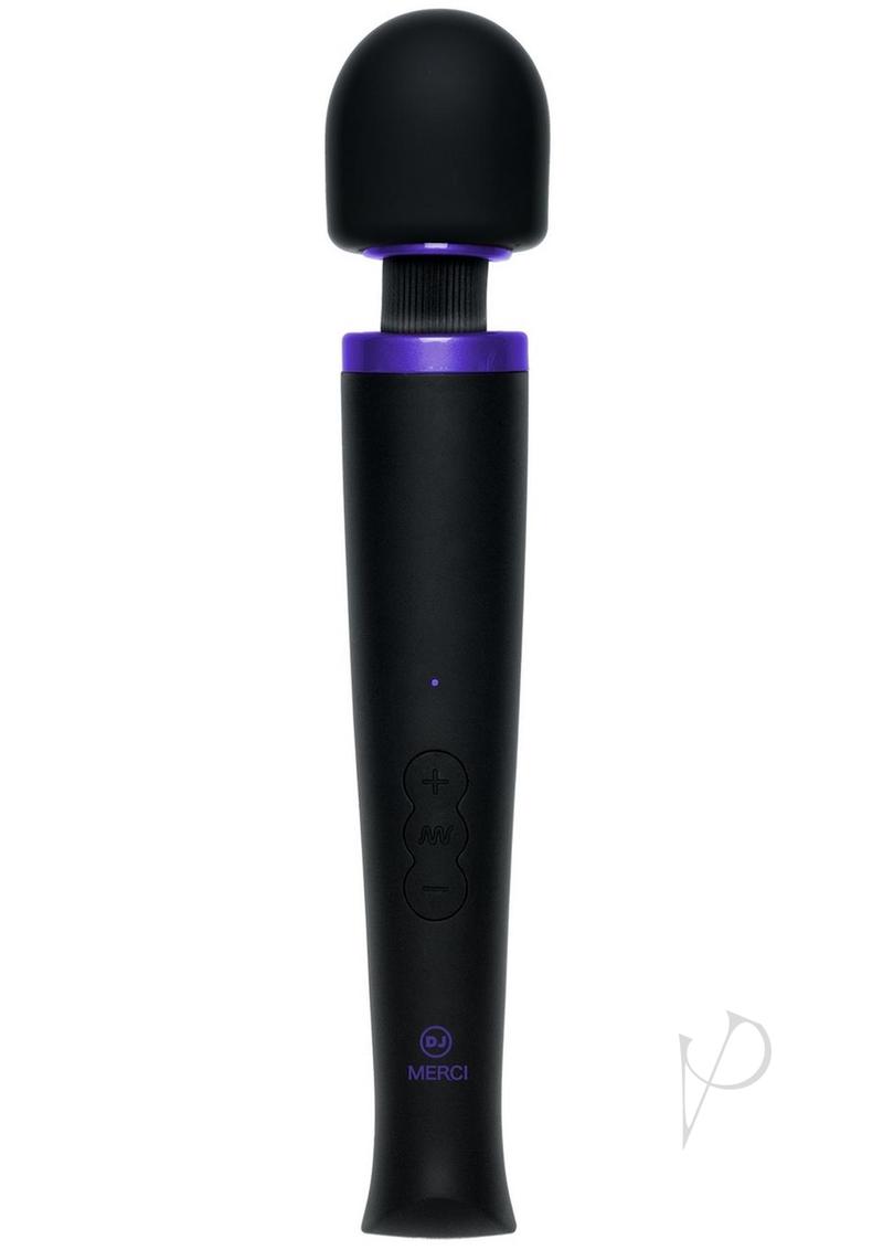 Merci Rechargeable Power Wand Black