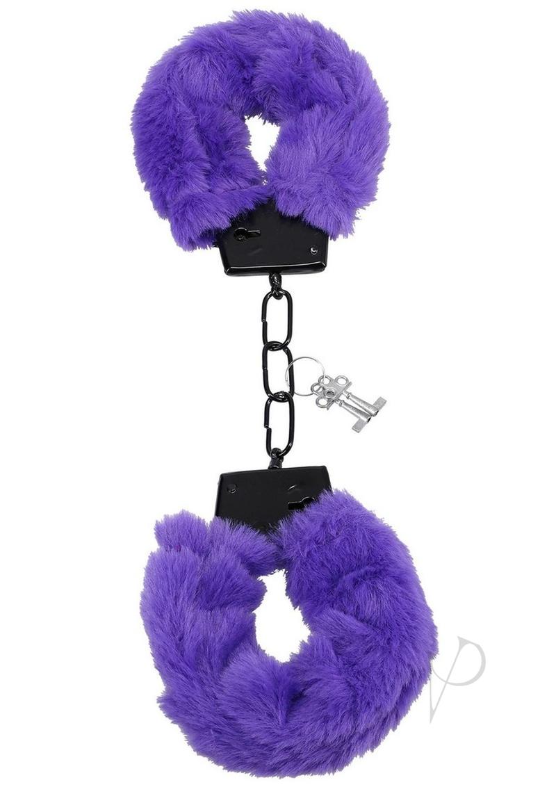Merci Fluff Cuffs Purple