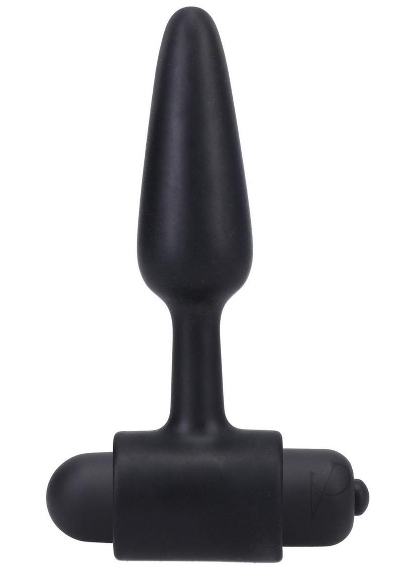 In A Bag Vibrating Butt Plug 3 Black