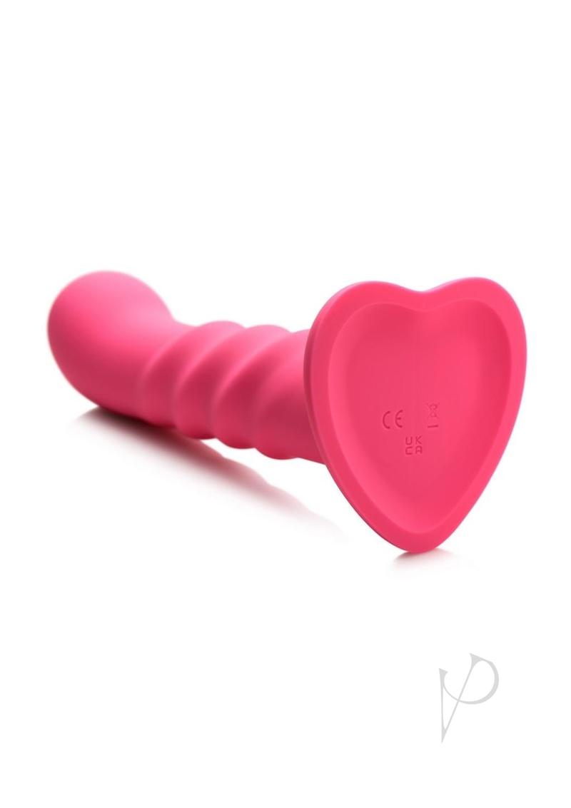 Simply Sweet Ribbed Dildo W/remote Pnk