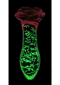 Gg Glass Rose Green/red