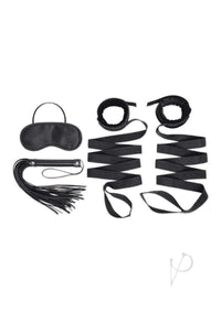 Lux F Bondage Bed Strap Flogger Kit 4pc