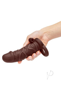 Su Silicone Vibe Penis Extend 1 Dk Tan